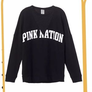 NWT Victoria’s Secret Pink Pinknation sweatshirt M
